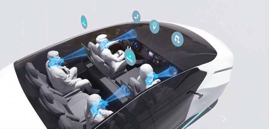 車載顯示屏可集成屏幕定向發(fā)聲技術(shù)