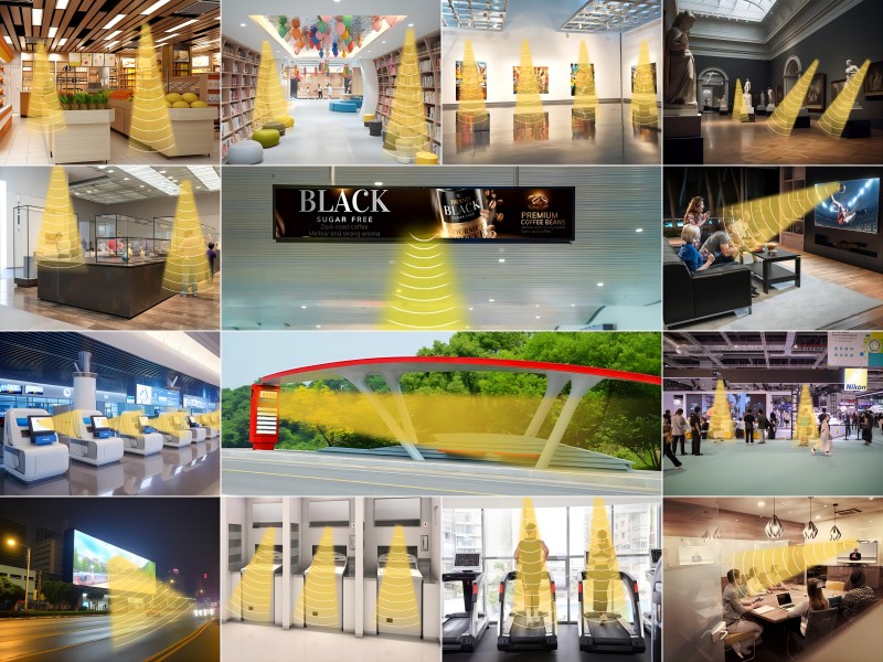 定向音響應(yīng)用場(chǎng)景集合