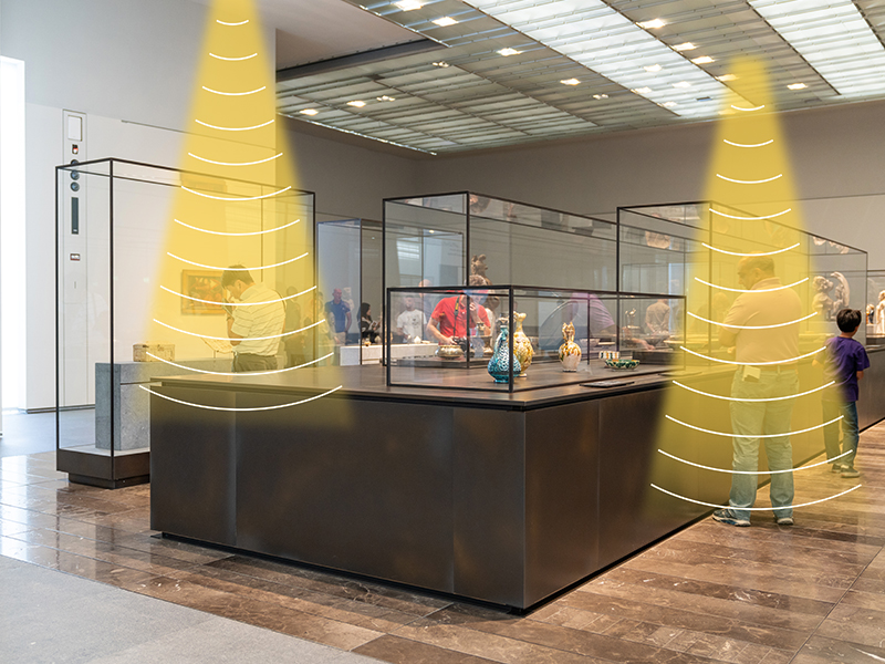 展廳定向音箱，聲音分區(qū)，互不干擾